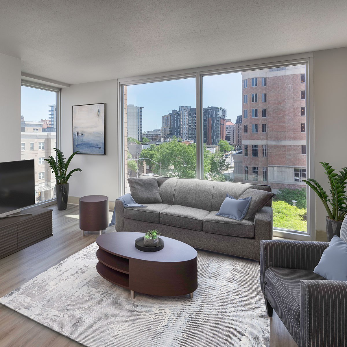 A photo of a living room at Lucky