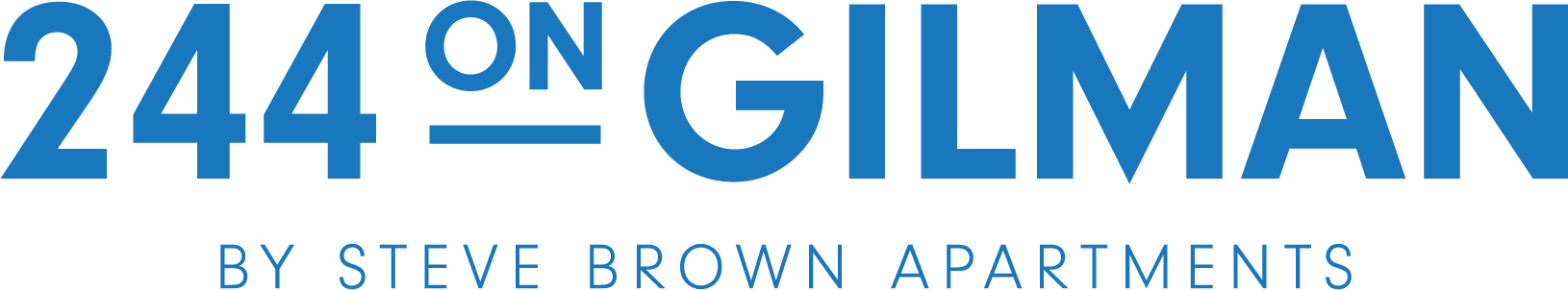 244 ON GILMAN by Steve Brown Apartments logo